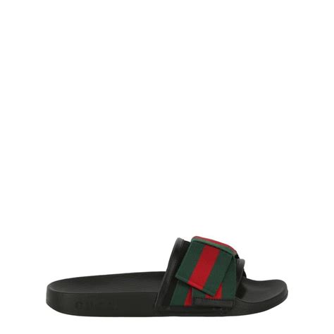 gucci sylvie slides bow|Gucci Sylvie Web Accent Bow Accents Slides .